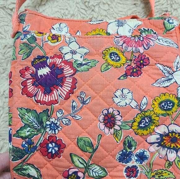 Vera Bradley Coral Floral Tapestry Hipster Crossbody Bag - Picture 12 of 16